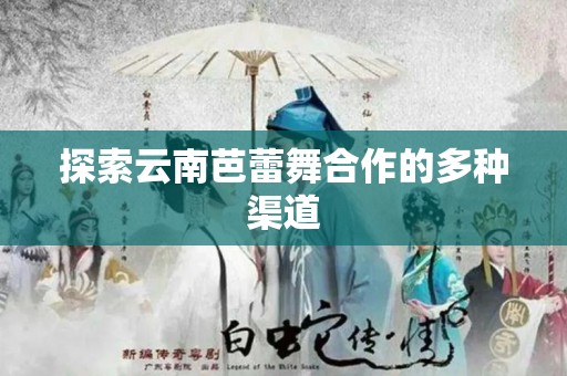 探索云南芭蕾舞合作的多种渠道