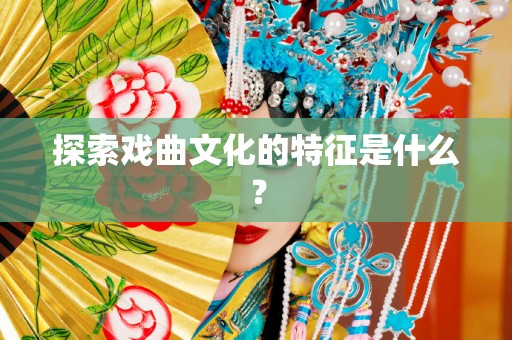 探索戏曲文化的特征是什么？
