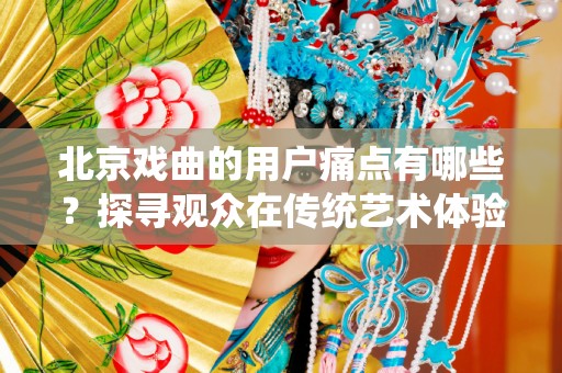 北京戏曲的用户痛点有哪些？探寻观众在传统艺术体验中的困扰
